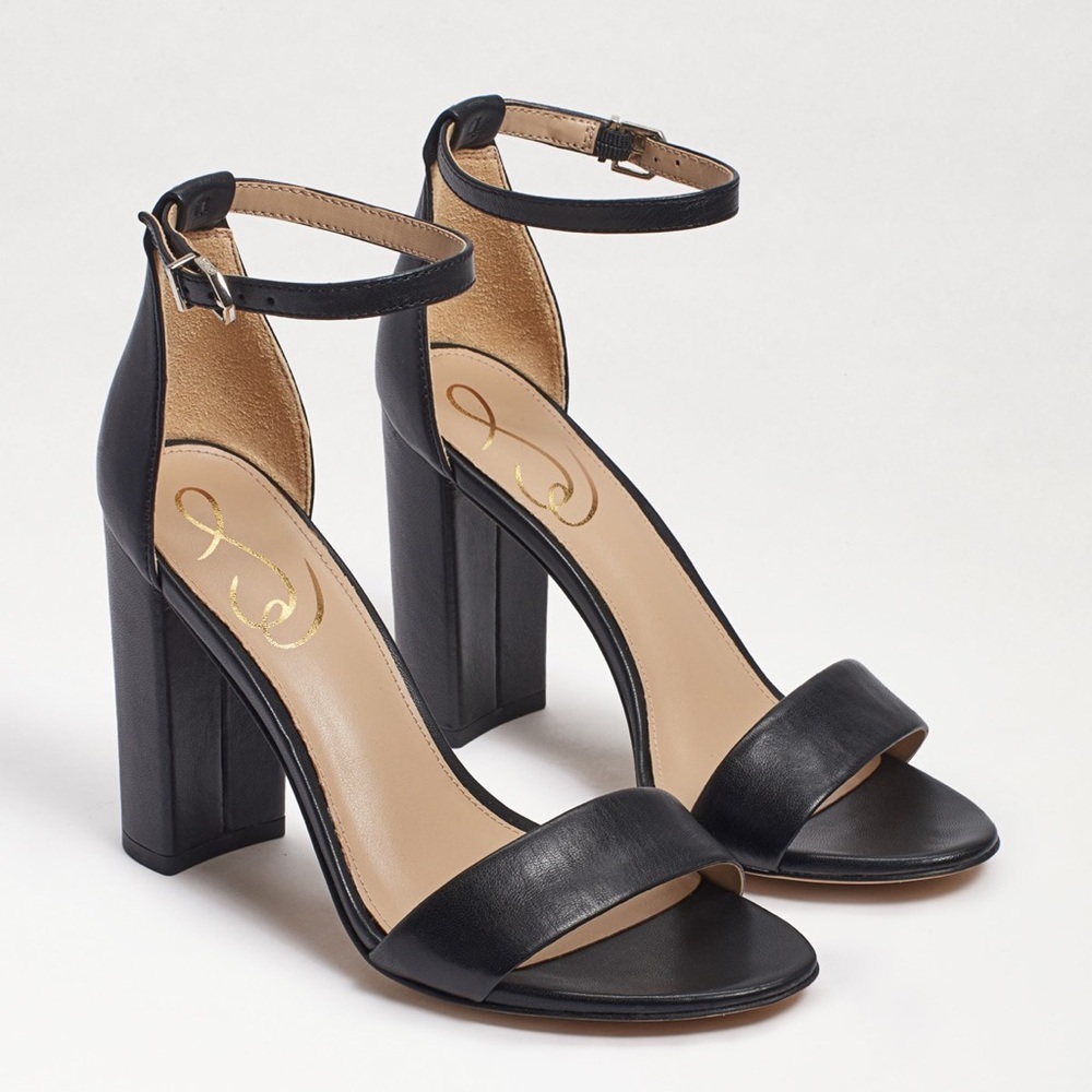 Sam Edelman Black Leather Yaro Heel. Size 7.5. Used good condition.